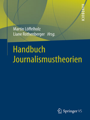 cover image of Handbuch Journalismustheorien